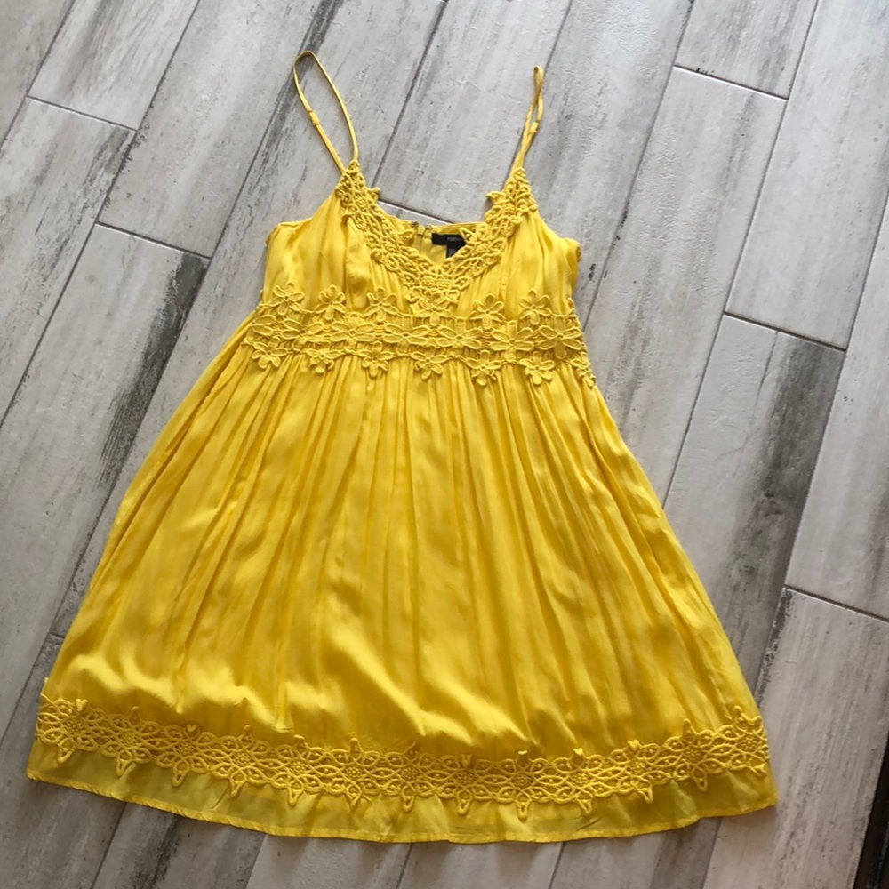Yellow Babydoll Dress